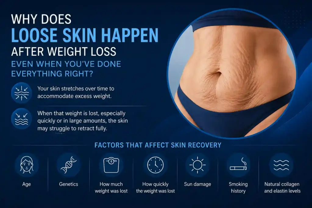 Why Does Loose Skin Happen After Weight Loss Even When You’ve Done Everything Right Peterborough?