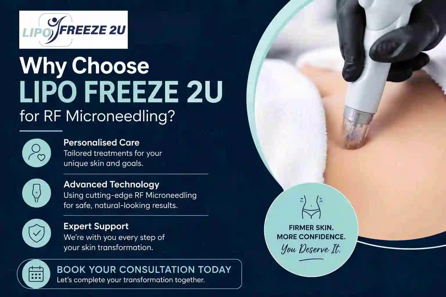 Why Choose LIPO FREEZE 2U for RF Microneedling Peterborough?